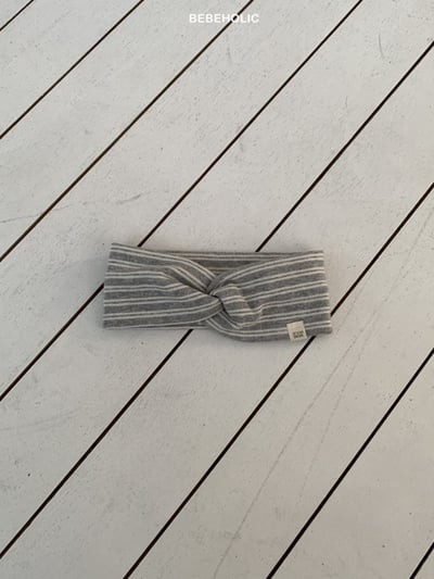 Bebe holic04｜(3m-18m) 扭結條紋髮帶4