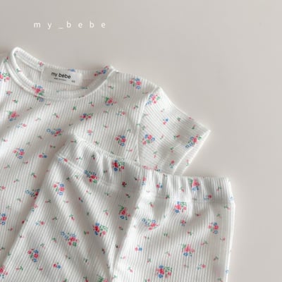 my_bebe23｜(80-120cm) 碎花家居服組6