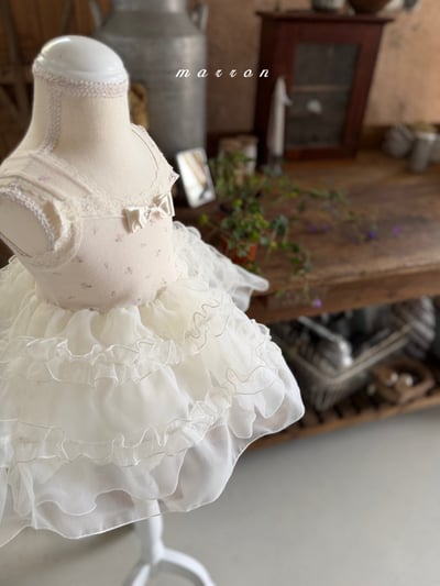 Marron11｜(3m-18m 1y-6y) 芭蕾舞紗裙裝8