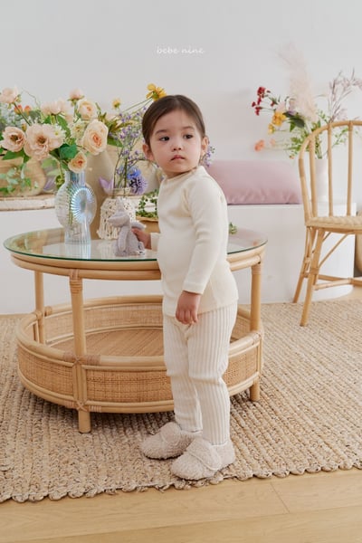 bebe nine26 (65cm-115cm) 3色磨毛立領上衣7