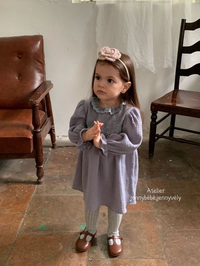 JE563｜(66-120cm) 蕾絲花邊領包屁衣/洋裝21