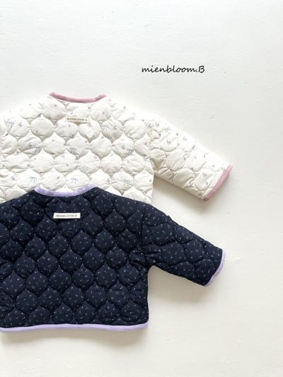 Bloom.b39｜(0m-24m/85cm-125cm) 滾邊絎縫碎花外套10