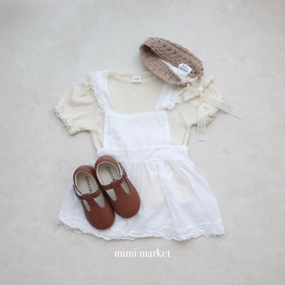 mimi market30 (75-90cm)  蕾絲圍裙吊帶裙8