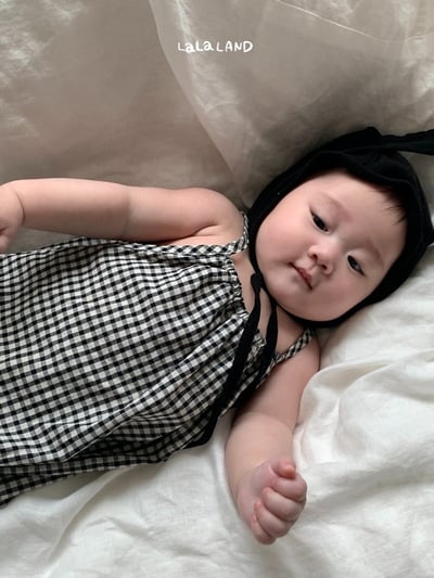 lala land23｜(3m-18m) 2色吊帶連身褲7