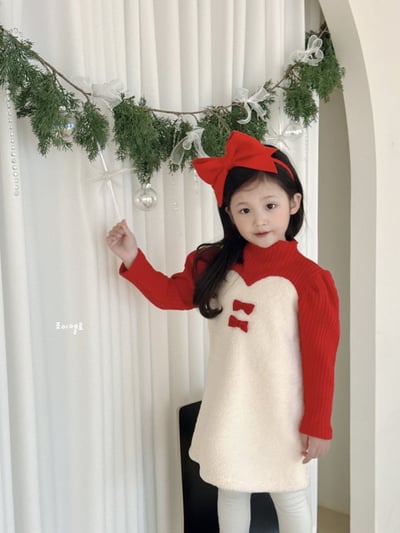 gioiello05｜(85-130cm) 甜美蝴蝶結洋裝3