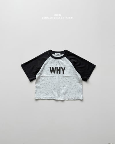 onu09｜(70cm-115cm) 英字印花七分袖上衣4