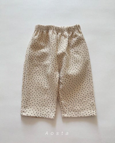 AOSTA41｜(6m-5y) 印花直筒長褲6