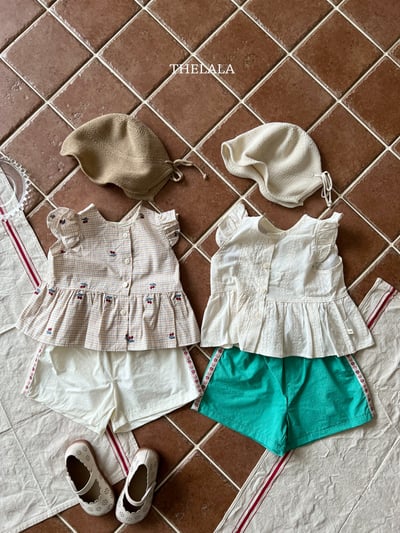 thelala18｜ (70-115) 花邊圖騰短褲7