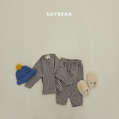 Soybean02｜(75cm-118cm) 格紋家居套裝11