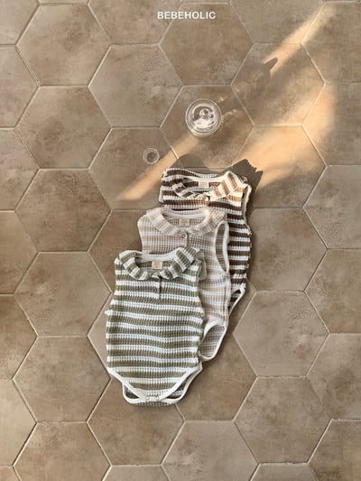Bebe holic30｜(3m-18m) 雙色無袖套裝10