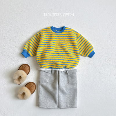 vivid60｜(78cm-125cm) 毛毛條紋上衣5