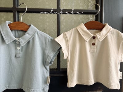 Valubebe 70｜(65-90cm) 鈕釦襯衫上衣5