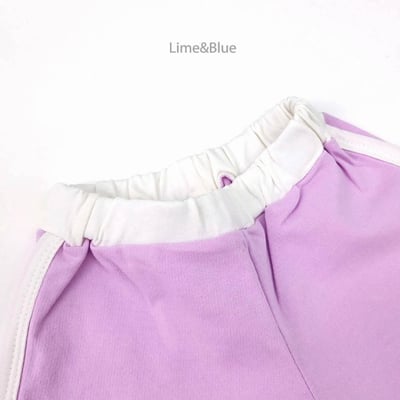 LIME&BLUE22｜(80-118cm)  插肩撞色運動套裝14