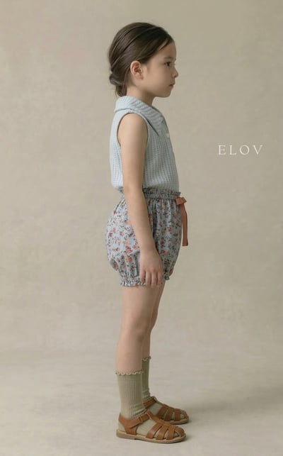 Mon petit20｜(73-118cm) 碎花抽繩短褲4