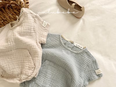 Valubebe 64｜(65-80cm) 棉麻口袋套裝6