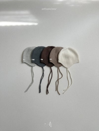 Atomeme40｜(70cm-110cm) 保暖針織綁帶帽18