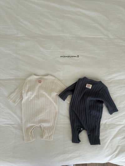 Bloom.b47｜(0m-18m) 羅紋連身衣/帽子4