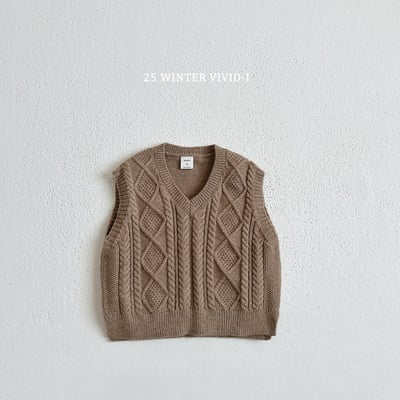 vivid87｜(78cm-125cm) V領針織背心6