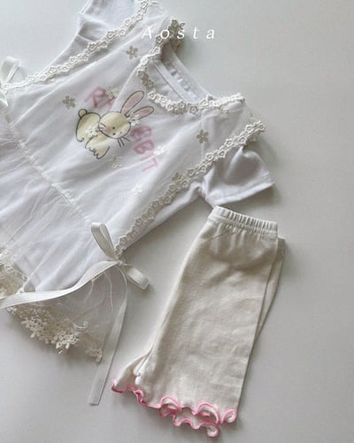 AOSTA27｜(6m-5y) 2款小兔兔方領上衣9