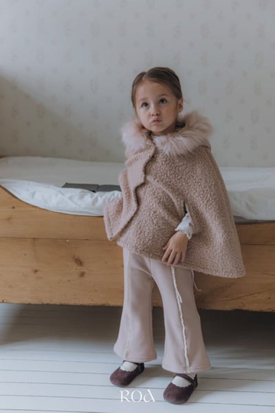 ROA23｜(80cm-120cm) 2色蕾絲線條喇叭褲4