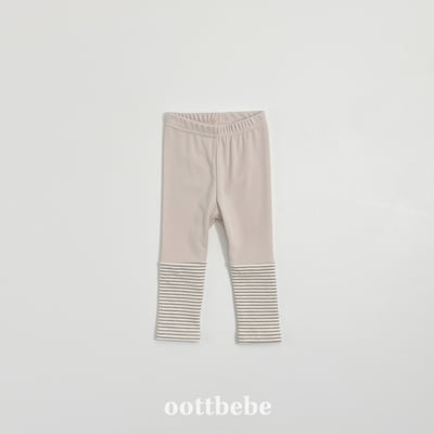 Oottbebe83｜(1y-7y)   冬季條紋拼接內搭褲11