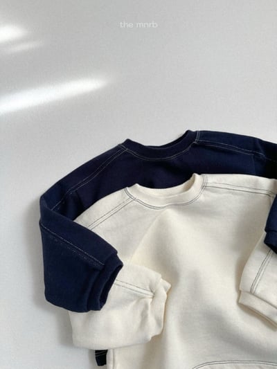 MiniRobe28｜(70-110) 滾線棉質休閒上衣2