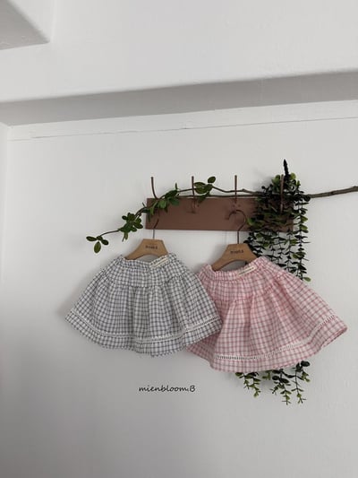 Bloom.b37｜(55cm-118cm) 格紋褲裙6