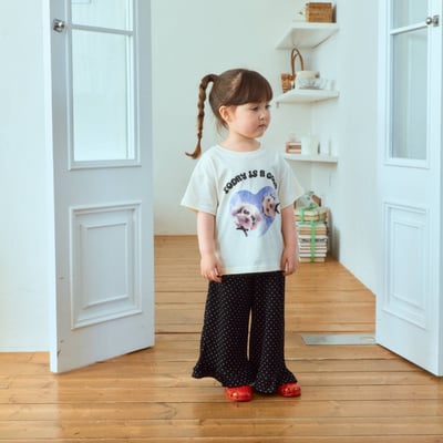 1st blue34｜(~93-118cm) 小狗愛心印花上衣5