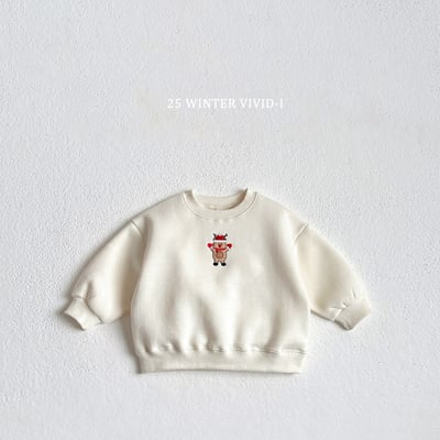 vivid84｜(78cm-125cm) 刺繡聖誕印花休閒上衣11