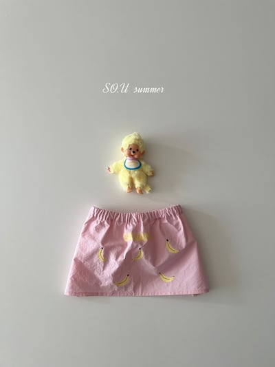 SO.U06｜(6m-4y) 印花粉紅圍裙3