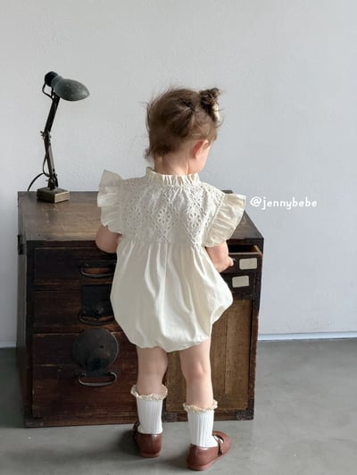 JE732｜(66-120cm) 刺繡緞帶包屁衣/洋裝9