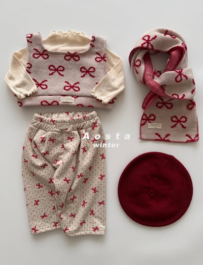 AOSTA58｜(6m-5y) 柔軟羊毛捲邊上衣24