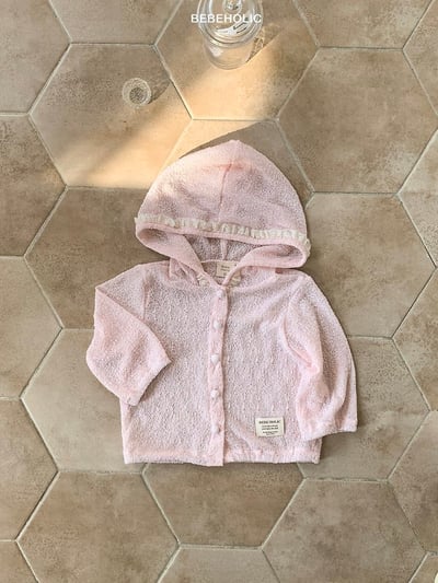 Bebe holic53｜(3m-18m) 花邊連帽開衫14