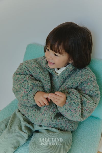 lala land44｜(75cm-120cm) 3色印花刷毛拉鍊外套19