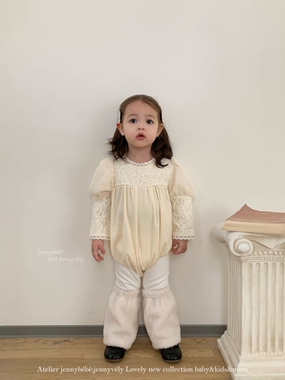 JE 421｜(66-90cm)  玫瑰蕾絲包屁衣9