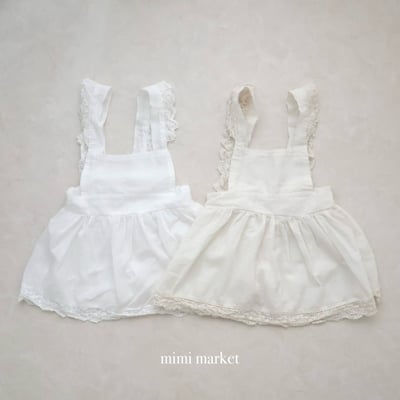 mimi market30 (75-90cm)  蕾絲圍裙吊帶裙1