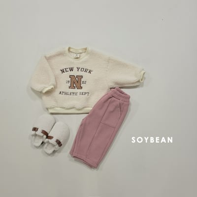 Soybean36｜(75cm-118cm) 英字刷毛上衣11