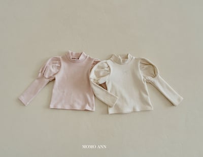 MO11蝴蝶結泡芙袖上衣15