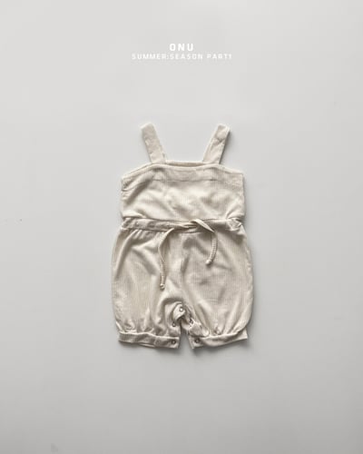 onu52｜(6m-12m) 無袖吊帶包屁衣/帽子3