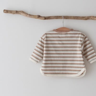 LEMONADE11｜(55cm-85cm) 2色撞色條紋上衣13