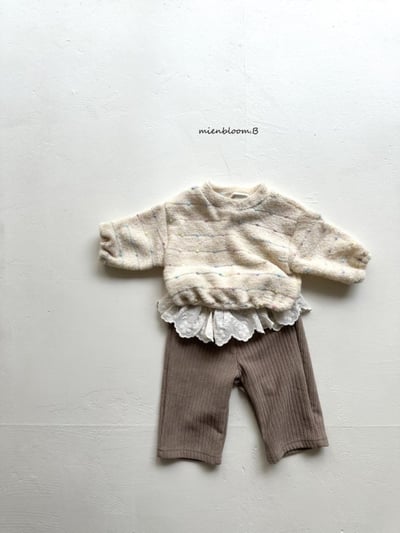 Bloom.b38｜(0m-24m/85cm-125cm) 蕾絲裙擺刷絨長褲16