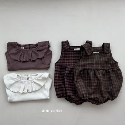 mimi market02 (65-85cm)  格紋背心包屁衣2
