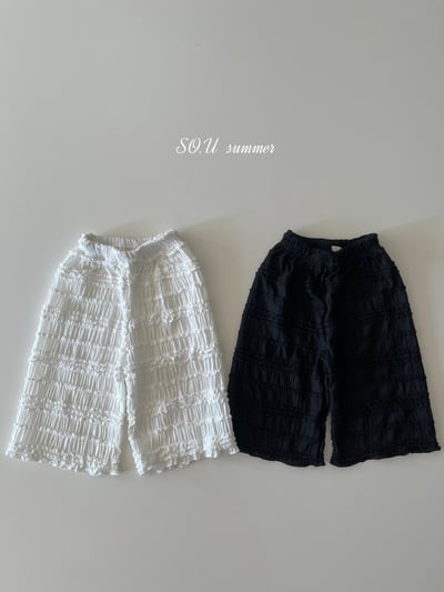 SO.U24｜(6m-4y) 抓皺直筒褲1