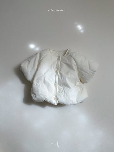 AT12｜(70-110) 奶油小碎花澎澎鋪棉外套4