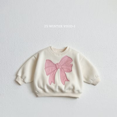 vivid67｜(78cm-125cm) 蝴蝶結刺繡印花休閒上衣5