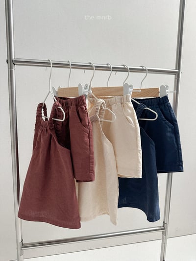 MiniRobe47｜(70-110) 素面簡約短褲6