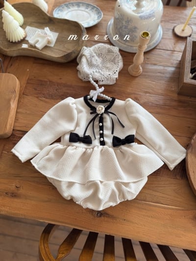 Marron46｜(free) 小花緞帶胸針4