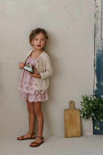 FLO11｜(75-140) 蕾絲鏤空蛋糕褲裙12