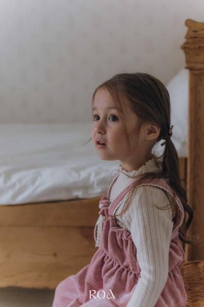 ROA20｜(80cm-120cm) 2色氣質絨毛連身吊帶褲14