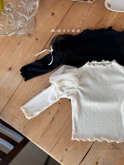 Marron 05｜(1y-6y) 公主蓬蓬袖上衣4